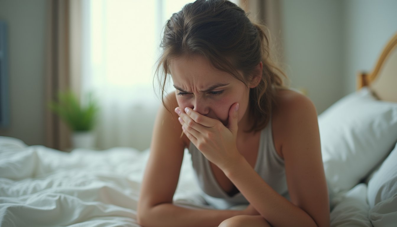 nausea during alcohol withdrawal