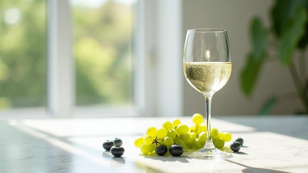 antioxidant rich lower calorie white wine benefits