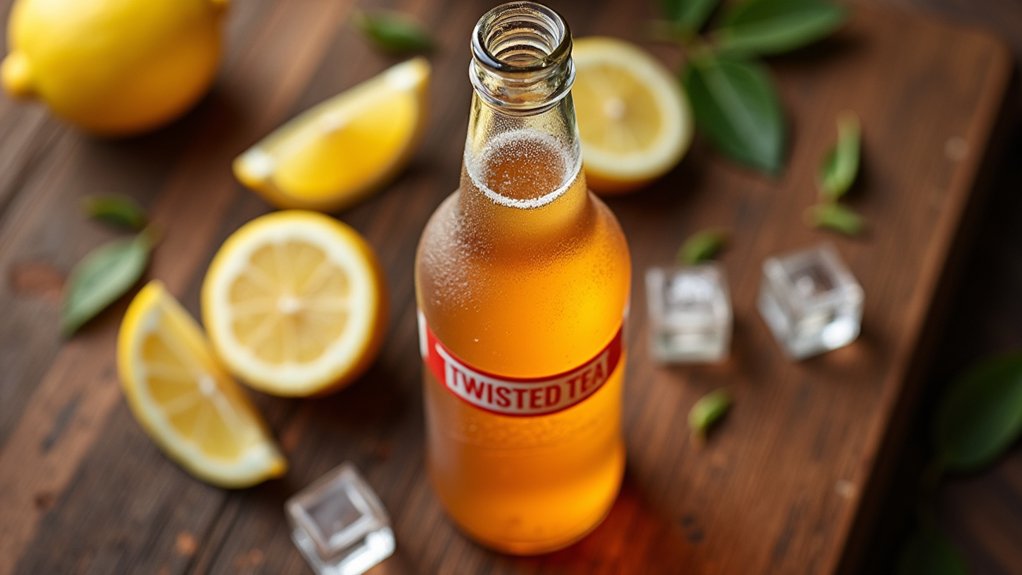 alcoholic tea composition breakdown