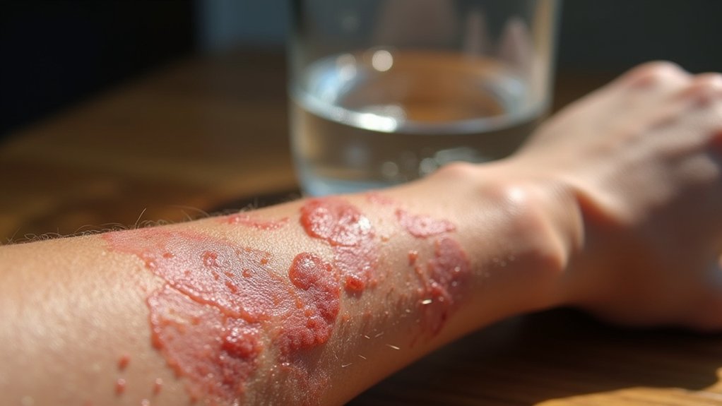 skin barrier compromised during alcohol withdrawal