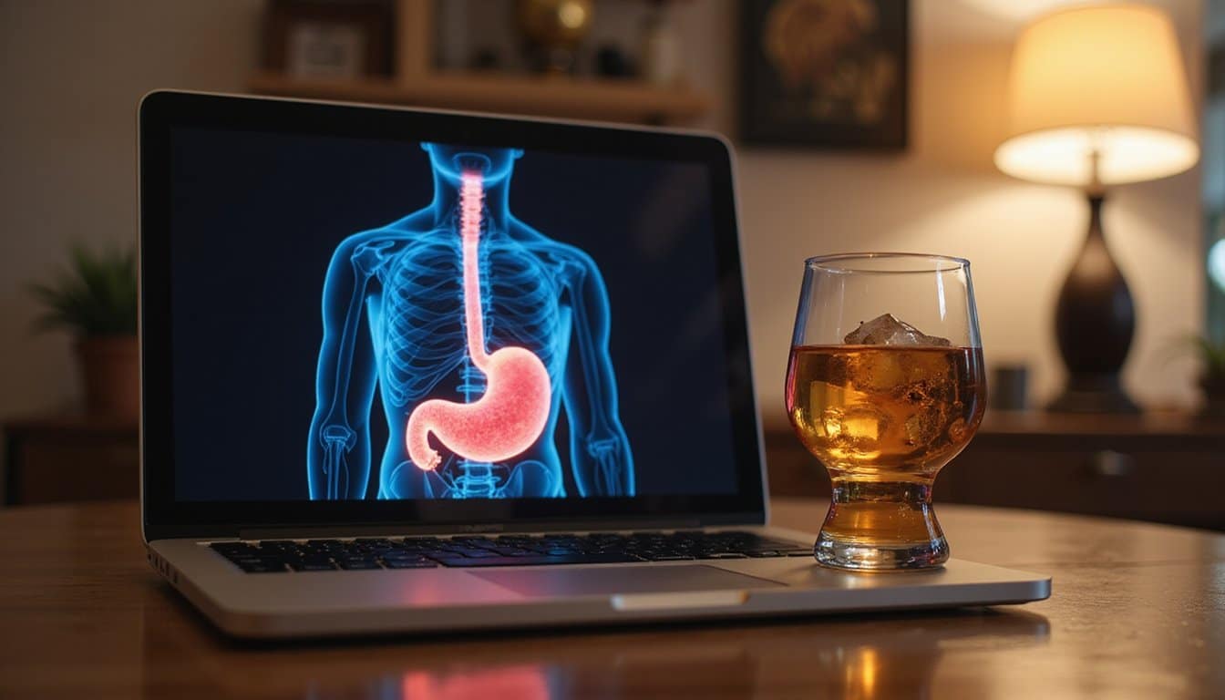 comprehensive gastrointestinal deterioration from heavy drinking